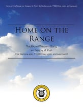 Home on the Range TTBB choral sheet music cover